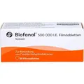 Produktbild: Biofanal 500 000 I.E. Filmtabletten zur Behandlung von Candida-Hefepilzinfektionen, 50 St. Tabletten