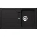 Produktbild: Schock Einbauspüle Formhaus D-100 A Onyx - Auflagespüle - Schwarz