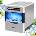 Produktbild: Syntrox Germany Eiswürfelmaschine Korai 12kg pro Tag 3 Größen silber