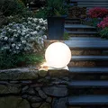 Produktbild: esotec Solarkugel Siena ⌀20cm mit Fernbedienung 16 Lichtfarben outdoor 102890