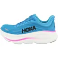 Produktbild: Hoka Damen Bondi 9 Laufschuhe, Skyward Blue/Neon Fuchsia, 39 1/3