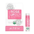 Produktbild: Alteya Bio Lippenbalsam Rose 4.5g – USDA Organic-zertifiziert Rein Natürlich Auffüllend – Lippenpflege auf der Basis von ätherischem Rosenöl und selektierter Auswahl an Pflanzenbuttern