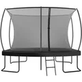 Produktbild: Zero Gravity Trampolin Outdoor 305x213cm TÜV GS Smartes Klappnetz mit Leiter und Bodenanker