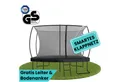 Produktbild: Zero Gravity Gartentrampolin Trampolin Outdoor oval/rechteckig, TÜV GS, 305x213, 366x244, 457x366, Trampolin Komplett-Set inkl. Leiter, Quick-Fold-Netzsystem