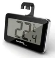Produktbild: TechnoLine® WS 7012 Gefrier- & Kühlschrankthermometer schwarz, silber