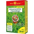 Produktbild: Wolf-Garten Unkrautvernichter SQ 50 Rasendünger, 2-in-1, 1 kg, für 50m²
