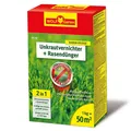 Produktbild: Unkrautvernichter Rasendünger 2in1 Granulat 1kg für 50m² Langzeitwirkung