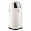 Produktbild: Wesco Abfallsammler Pushboy, Mülleimer, Abfalleimer, Stahlblech, Sand matt, 50 L