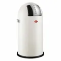 Produktbild: Wesco Abfallsammler Pushboy, Mülleimer, Abfalleimer, Stahlblech, Sand matt, 50 L