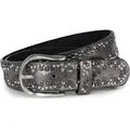 Produktbild: styleBREAKER Nietengürtel Gürtel mit kleinen Nieten (1-St) grau 95cm