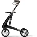 Produktbild: Acre Carbon Ultralight Rollator Komfort : Carbonschwarz Farbe: Carbonschwarz - Rot