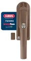 Produktbild: ABUS Abschließbarer Fenstergriff FG300A AL0145 - Fensterknauf mit Druckzylinder und Alarmfunktion, gleichschließend - ABUS-Sicherheitslevel 7-71896 - Braun