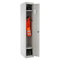 Produktbild: Mendler Spind Boston T163, Garderobenschrank Kleiderspind Umkleideschrank, Metall 180x30x50cm nach ASR A4.1 - grau
