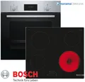 Produktbild: Herdset Autark Einbaubackofen Bosch + Glaskeramik Kochfeld Touch Kontrol NEU&OVP