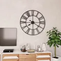 Produktbild: vidaXL Wanduhr Vintage mit Quarzwerk Metall 80 cm XXL