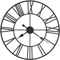 Produktbild: Wanduhr Vintage Mit Quarzwerk Metall 80 Cm Xxl - Vidaxl