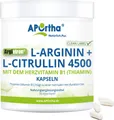 Produktbild: Argiviron® L-Arginin + L-Citrullin 4500 + Vitamin B1 - 360 vegane Kapseln