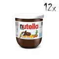 Produktbild: 12 Ferrero Nutella Nuss Haselnuss Schokolade 200g Schokoaufstrich Brotaufstrich