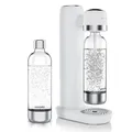 Produktbild: Arendo Wassersprudler Soda Maker weiß + 2 x 1000 ml BPA-Freie Wasserflaschen