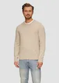 Produktbild: s.Oliver Longpullover Strickpullover Baumwollpullover mit Logo-Stickerei