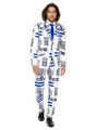 Produktbild: Opposuits Partyanzug R2D2 Kostüm Anzug - Karneval Halloween Fasching, Das ist der Droide, den ihr sucht: stilvoller Star Wars Herrenanzug