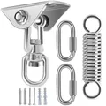Produktbild: Deckenhaken Hängesessel Schwingfeder Edelstahl 450KG 360° Dreh Schwerlast Haken