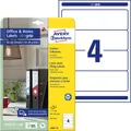 Produktbild: Avery-Zweckform Ordner-Etiketten L6061-10 59 x 192 mm Papier Weiß Permanent h...