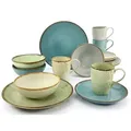 Produktbild: CreaTable Kombiservice Nature Collection 16tlg. Steingut Grün