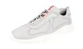 Produktbild: Prada Herren Grau Leder Sneaker 4E3503 BZB F0W2J 44 EU/UK 10