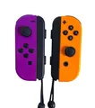 Produktbild: Joy-Con Set - Original Nintendo Switch Controller Lila & Orange | Handschlaufe