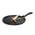 Produktbild: KLAMER Crepe Pfanne Induktion 28cm, Pancake Pfanne mit Aluguss, Pfannkuchenpfanne, Palatschinken Pfanne Antihaftbeschichtung