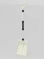 Produktbild: COSTWAY Schneeschieber, Schneeschaufel 26cm mit robustem Aluminiumstiel
