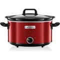 Produktbild: Crock-Pot Slow Cooker mit 3,5 Liter Fassungsvermögen in Rot - Schwarz/Rot