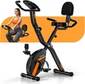 Produktbild: VANNECT Heimtrainer Fahrrad Klappbar, 16 Widerstandsstufen, Leise Bequem bis 160 kg,Schwarz Orange