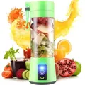 Produktbild: Standmixer Mini | Smoothie Maker | Mixer mit 380 ml Behälter | Blender | Zerkleinern, Mixen, Pürieren | Leistungsstark 25 Watt, BPA-frei, Grün |... - Grün