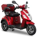 Produktbild: Rolektro E-Trike 25 V.2 Dreirad Rot - Elektromobil 1000W - E-Mobil mit 50km RW - Seniorenmobil mit Straßenzulassung