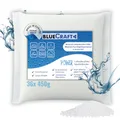 Produktbild: Bluecraft - 36x 450g Luft-Entfeuchter Nachfüllpack Calciumchlorid Prills im Vliesbeutel für Granulat Raumentfeuchter ab 400g ohne Strom | Feuchtigkeitskiller