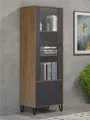 Produktbild: trendteam Standvitrine Vitrine Schrank - Wohnzimmer - Montez - 63 x 172 x 40