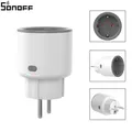 Produktbild: SONOFF S60 WIFI 16A Smart Steckdose Schalter APP Leistungsmessung Socket Timer