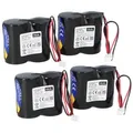 Produktbild: 4er SET Batterie kompatibel ABUS Security-Center für 2WAY-Funksirene + Stecker