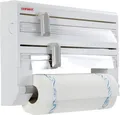 Produktbild: Wandrollenhalter Parat ComfortLine für 3 Rollen mit Folienschneider, Küchenhilfe
