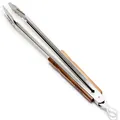 Produktbild: Grillzange Servierzange Bratwurstzange 43 oder 56 cm Edelstahl Holz Profizange