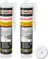 Produktbild: Isolbau Maleracryl 2 x 300 ml Weiß - Plastoelastischer Acryl-Dichtstoff zum Abdichten von Fugen im Innen- & Außenbereich - Kartusche