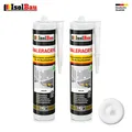 Produktbild: Maleracryl Bauacryl 2 x 300 ml Weiß Acryl Dichtstoff Innen Aussen Dichtmasse