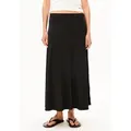 Produktbild: Armedangels Maxirock ILENIAA LARAA MIDI (1-tlg., Loose Fit) Jerseyrock aus TENCELTM Lyocell Mix schwarz XS/34