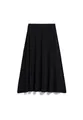 Produktbild: ARMEDANGELS Damen Jerseyrock aus Tencel™ Lyocell Mix ILENIAA LARAA MIDI Loose Fit Black Xs