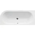 Produktbild: Bad Land Badewanne Eckwanne AVITA 180x80 Links Mit AcrylSchürze Ablauf Füße