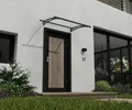 Produktbild: Palram-Canopia Tür Vordach AQUILA 1500 LxTxH 150x91x17cm 4mm Acryl klar Alu grau