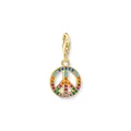 Produktbild: THOMAS SABO Charm-Anhänger Peace gold vergoldetes Silber 1898-488-7