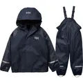 Produktbild: Helly Hansen K Bergen Fleece PU Rainset 2.0 navy (597) 1